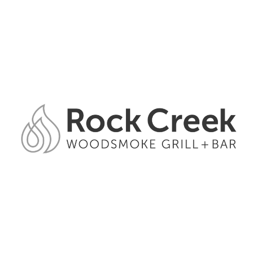 Rock Creek Woodsmoke grill and bar logo